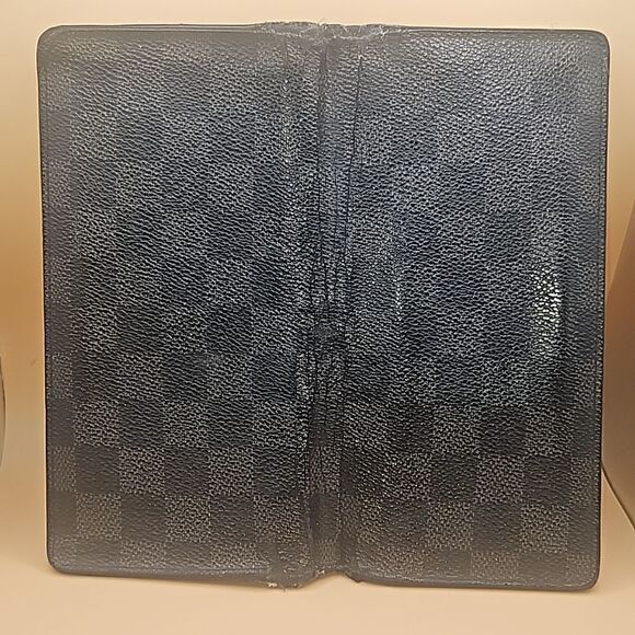 LOUIS VUITTON Brazza Damier Graphite Wallet Authentic Long - Picture 1 of 10